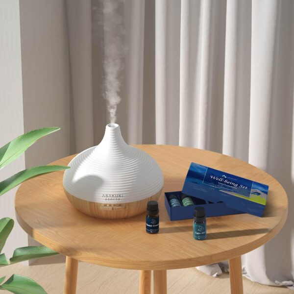 ASAKUKI Essential Oil Blends, Essential Oils Set for Diffusers for Home, Well-Being Kit- Calming, Dreams, Breathe, Relaxing, Mood, Fresh Air for Aromatherapy, Humidifiers, Massage, 6x10ml - Image 9
