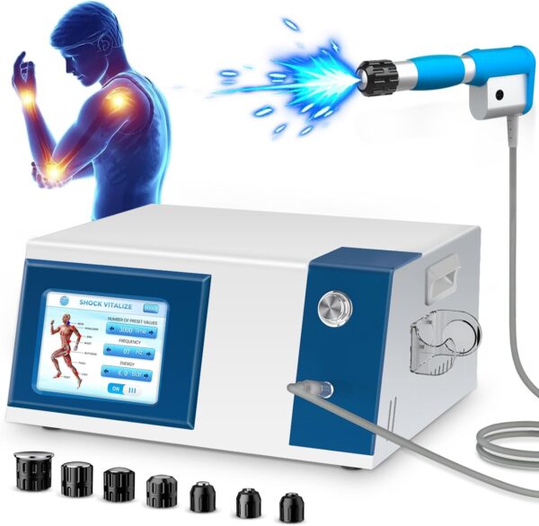 Shockwave Therapy Machine, Extracorporeal Shock Wave Therapy Device for Pain Relief, ESWT Machine for Muscle, Back, Joint, Elbow, Shock Wave Therapy for Home Use, Gym, Rehabilitation - Image 2