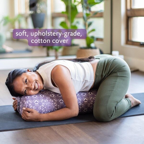 Hugger Mugger Standard Yoga Bolster - Firm, Supportive, Handmade, Durable - Image 6