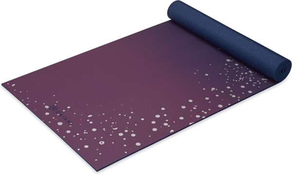 Gaiam Yoga Mat - Premium 6mm Print Extra Thick Non Slip Exercise & Fitness Mat for All Types of Yoga, Pilates & Floor Workouts (68"L x 24"W x 6mm Thick) - Image 2