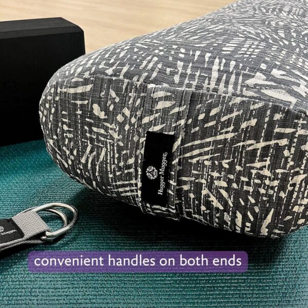 Hugger Mugger Standard Yoga Bolster - Firm, Supportive, Handmade, Durable - Image 8