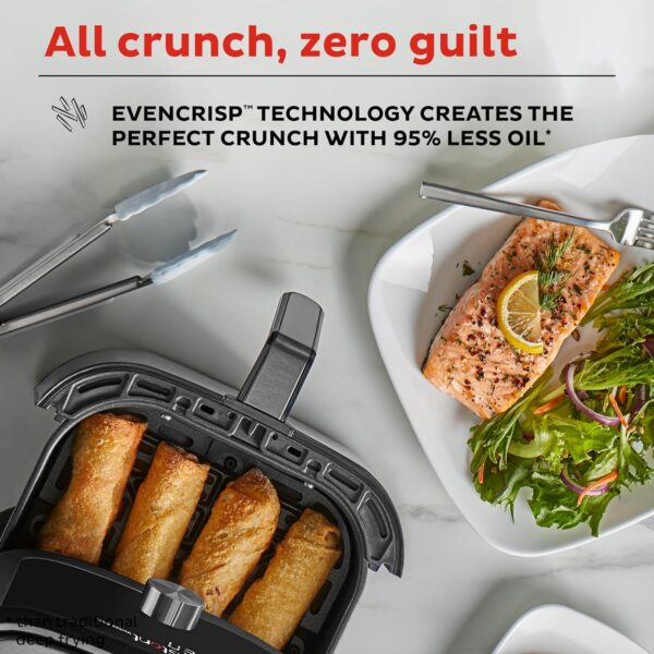 Instant Pot Vortex Plus 4QT Air Fryer, Custom Program Options, 6-in-1 Functions Crisps, Broils, Roasts, Dehydrates, Bakes, Reheats, 100+ In-App Recipes, from the Makers of Instant Pot, Stainless Steel - Image 7