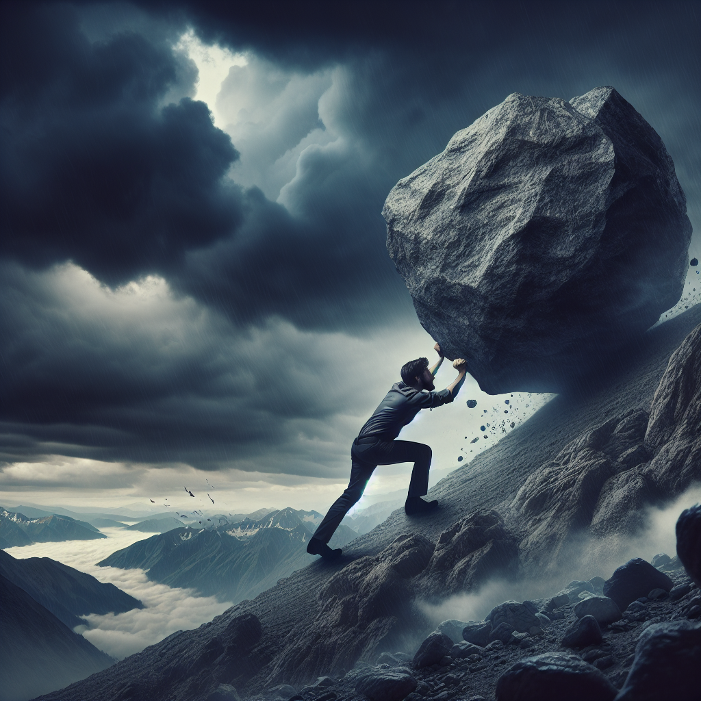 Rise and Grind: Conquering Challenges with Determination