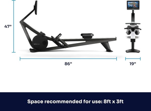 Hydrow Wave Rowing Machine with 16" HD Touchscreen & Speakers - Foldable | Live Home Workouts, Subscription Required - Image 4