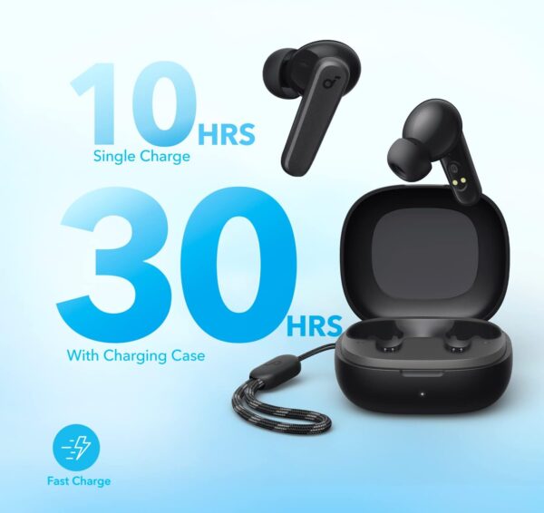 Soundcore by Anker P20i True Wireless Earbuds, 10mm Drivers with Big Bass, Bluetooth 5.3, 30H Long Playtime, Water-Resistant, 2 Mics for AI Clear Calls, 22 Preset EQs, Customization via App - Image 5