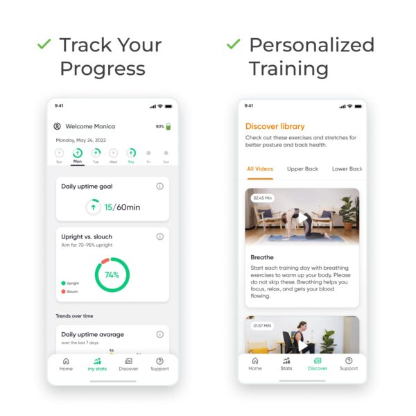 Upright GO 2 Premium | Posture Corrector Trainer & Tracker for Women & Men with Smart App - Image 4