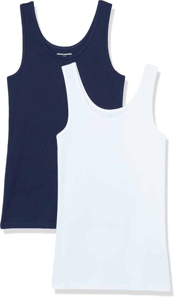 Amazon Essentials Women's Slim-Fit Tank, Pack of 2 - Image 2