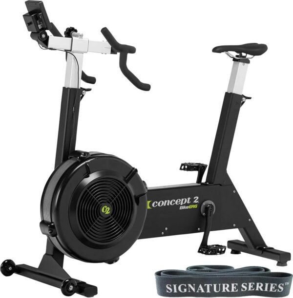 Concept2 BikeErg 2900 Stationary Exercise Bike | PM5 Monitor, Adjustable Air Resistance for Exercise, Conditioning and Strength Training with Signature Series Resistance Band - Image 2