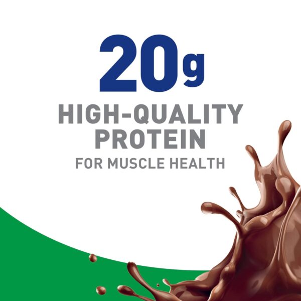 BOOST High Protein with Fiber Ready to Drink Complete Nutritional Drink, Rich Chocolate, 8 fl oz Bottle, 24 Pack - Image 7