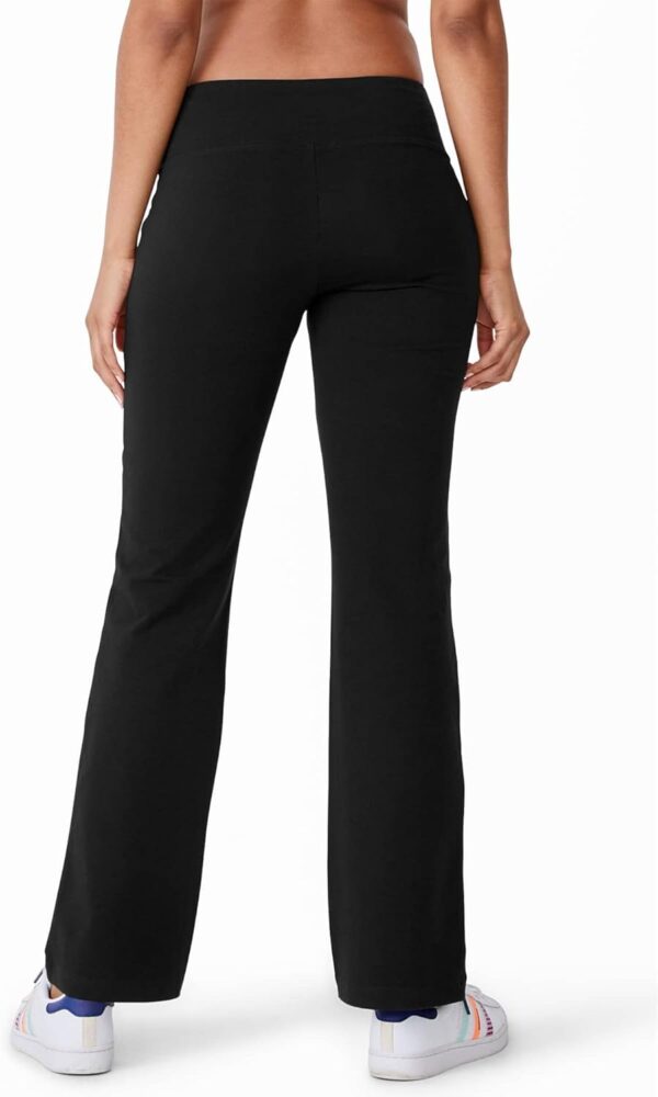 Jockey Women's Activewear Cotton Stretch Bootleg Pant - Image 3