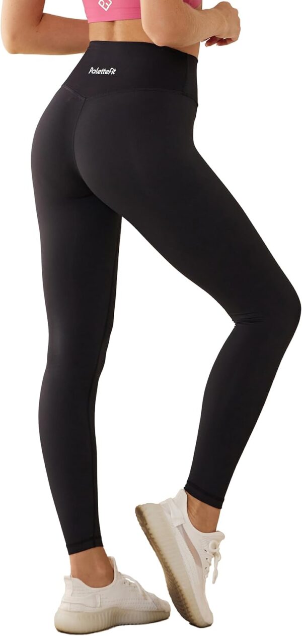High Waisted Workout Leggings for Women, Buttery Soft 7/8 Length Yoga Pants with Hidden Pocket - Image 6