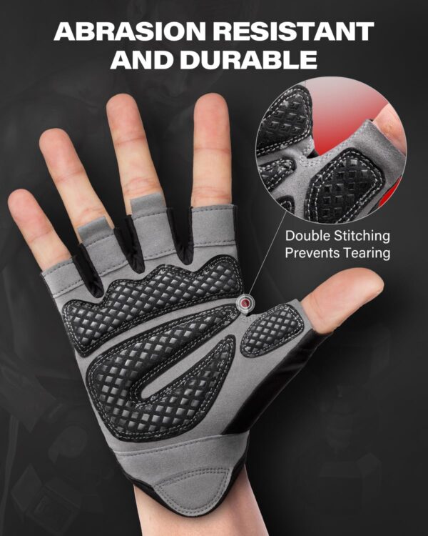 VINSGUIR Workout Gloves for Men and Women, Weight Lifting Gloves with Excellent Grip, Lightweight Gym Gloves for Weightlifting, Cycling, Exercise, Training, Pull ups, Fitness, Climbing and Rowing - Image 3