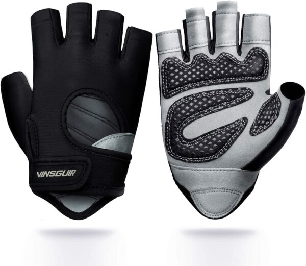 VINSGUIR Workout Gloves for Men and Women, Weight Lifting Gloves with Excellent Grip, Lightweight Gym Gloves for Weightlifting, Cycling, Exercise, Training, Pull ups, Fitness, Climbing and Rowing - Image 2