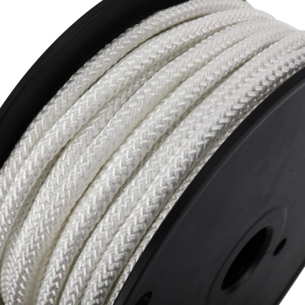 Artilife Flag Pole Rope 100 ft,5/16"(8mm) x 100 FT(30m) Wire Center Flagpole Rope,5/16 Braided Polyester Line with Steel Center Marine Grade - Image 7