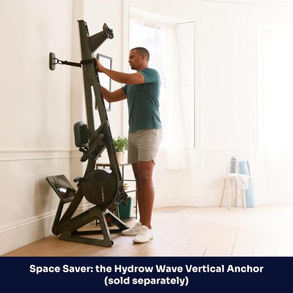 Hydrow Wave Rowing Machine with 16" HD Touchscreen & Speakers - Foldable | Live Home Workouts, Subscription Required - Image 9