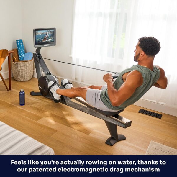 Hydrow Wave Rowing Machine with 16" HD Touchscreen & Speakers - Foldable | Live Home Workouts, Subscription Required - Image 7