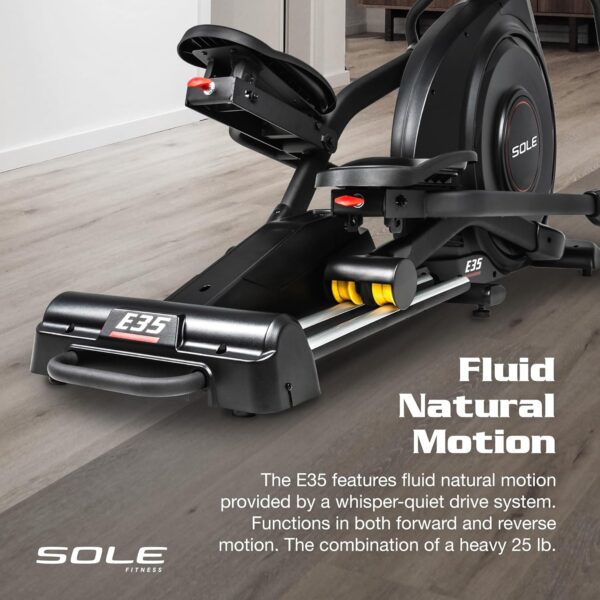 SOLE Fitness Elliptical Exercise Machines, Models E25, E35, E95, E95S, E98, Elliptical Machines for Home Use, Home Exercise Equipment for Cardio Training, Work from Home Fitness Stepper Machine - Image 6