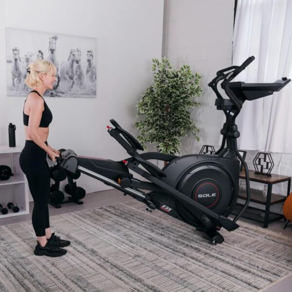 SOLE Fitness Elliptical Exercise Machines, Models E25, E35, E95, E95S, E98, Elliptical Machines for Home Use, Home Exercise Equipment for Cardio Training, Work from Home Fitness Stepper Machine - Image 5