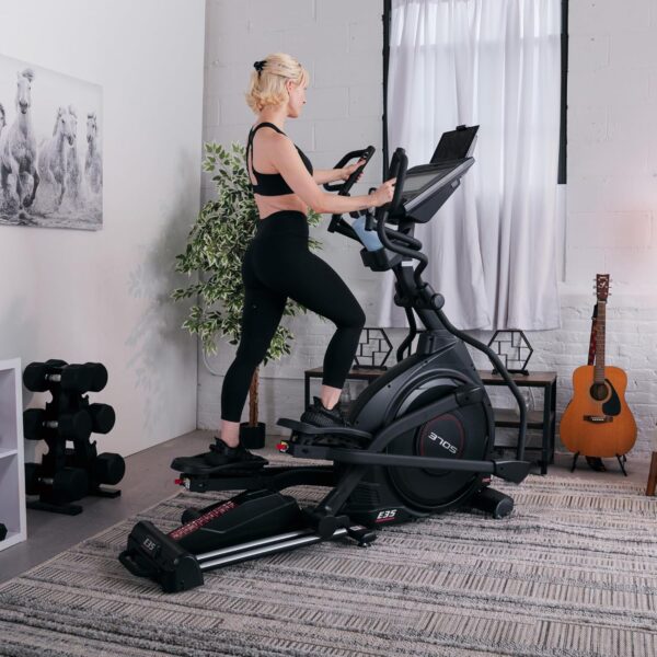 SOLE Fitness Elliptical Exercise Machines, Models E25, E35, E95, E95S, E98, Elliptical Machines for Home Use, Home Exercise Equipment for Cardio Training, Work from Home Fitness Stepper Machine - Image 3