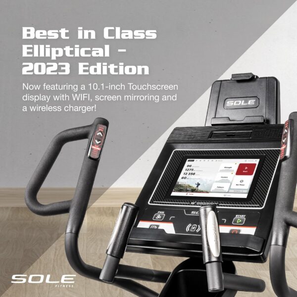 SOLE Fitness Elliptical Exercise Machines, Models E25, E35, E95, E95S, E98, Elliptical Machines for Home Use, Home Exercise Equipment for Cardio Training, Work from Home Fitness Stepper Machine - Image 4
