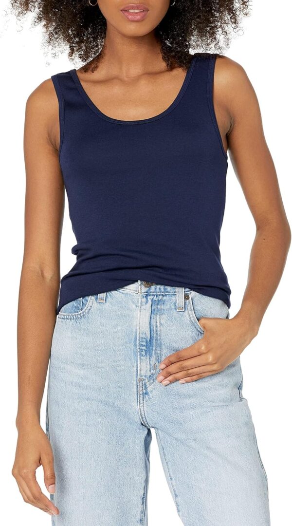 Amazon Essentials Women's Slim-Fit Tank, Pack of 2 - Image 4