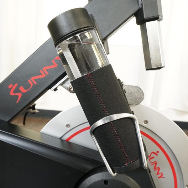 Sunny Health & Fitness Magnetic Belt Drive Indoor Cycling Bike With Optional SunnyFit® App Connectivity - Image 10