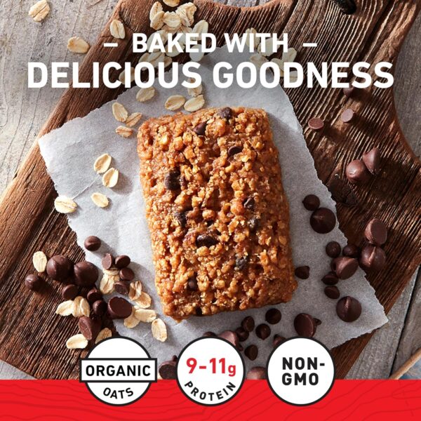 CLIF BAR - Chocolate Chip - Made with Organic Oats - Energy Bars - Non-GMO - Plant Based Protein Bars (15 Pack) - Image 5