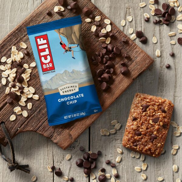 CLIF BAR - Chocolate Chip - Made with Organic Oats - Energy Bars - Non-GMO - Plant Based Protein Bars (15 Pack) - Image 8