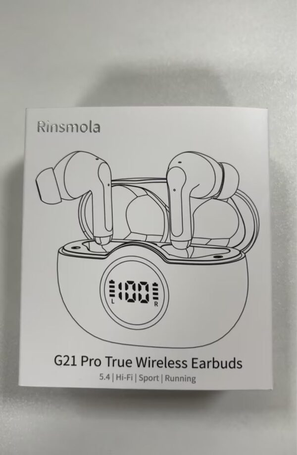 Wireless Earbuds Bluetooth 5.4 Headphones Deep Bass Hi-Fi Stereo Ear Buds with 4 ENC Noise Cancelling Mic 36Hrs USB-C in-Ear Earphones IP7 Waterproof Sport Workout for Laptop Pad Android iOS Phone - Image 9