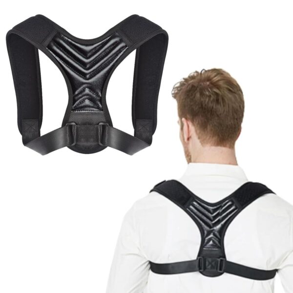 Posture Corrector Back Brace for Women and Men, Adjustable Back Straightener, Posture Support Improve Hunchback, Relief for Upper & Lower Back, Lumbar, Neck, Shoulder Pain - Image 2