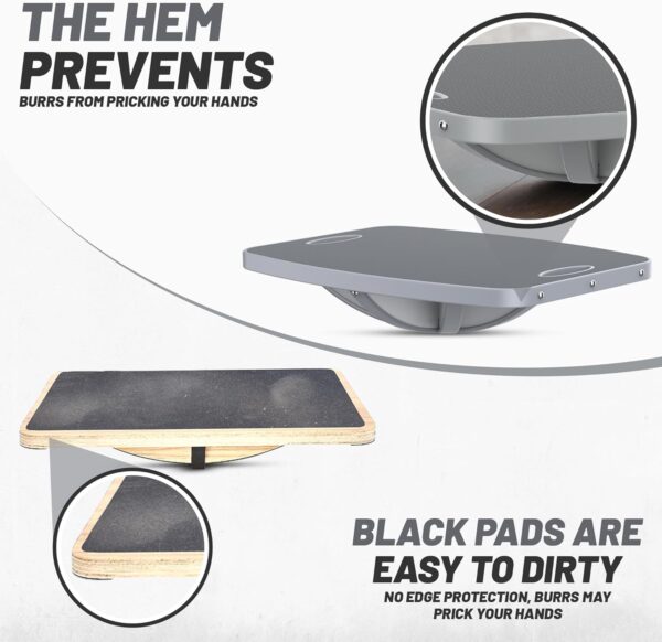 Advanced Wood Balance Board, Table Balance Board, Office Swing Board, for Physical Therapy, Fast Fitness Training and Outdoor Sports Balance Training Device - Image 6
