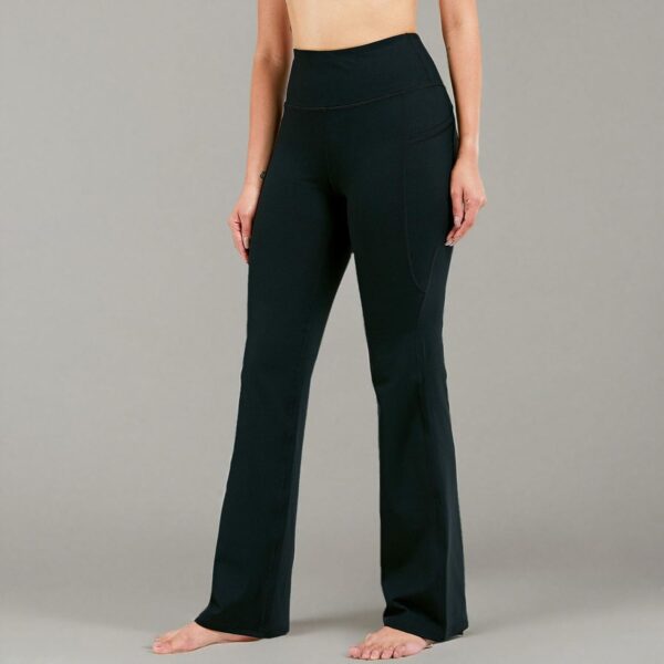 28"/30"/32"/34" Inseam Women's Bootcut Yoga Pants Long Bootleg High-Waisted Flare Pants with Pockets - Image 8