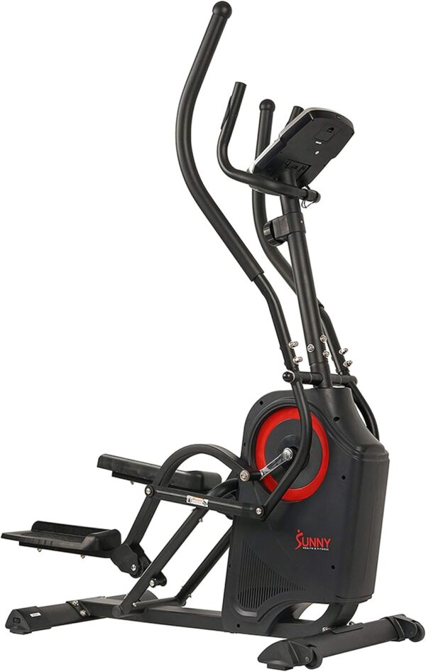 Sunny Health & Fitness Cardio Climber Stepping Elliptical Exercise Machine for Home with 8 Levels of Magnetic Resistance, Performance Monitor, Full Body Workout - Image 4