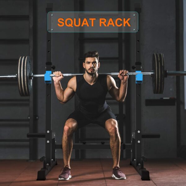 JX FITNESS Squat Rack, Barbell Rack, Bench Press Rack Push Up Multi-Function Weight Lifting Gym/Home Gym - Image 4