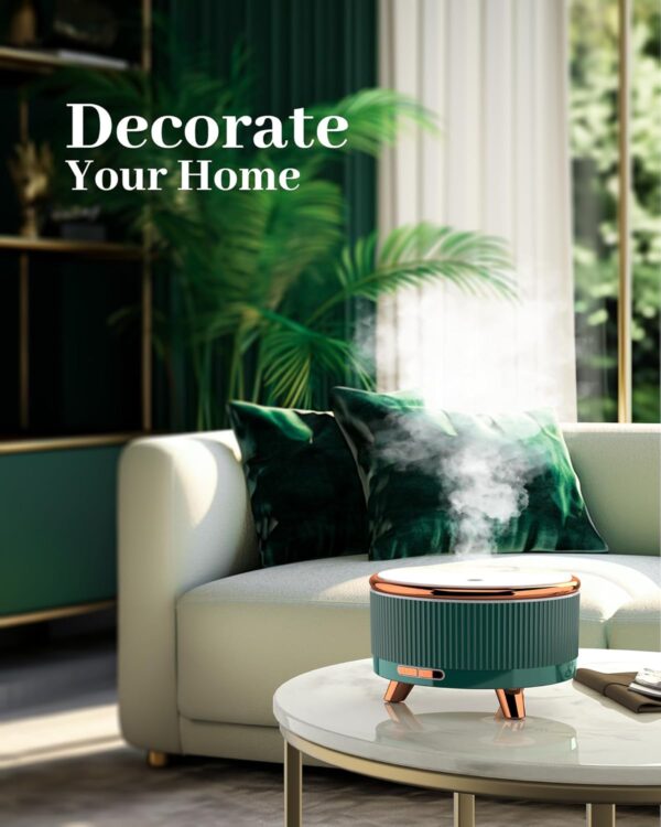 Essential Oil Diffuser for Home, Diffusers for Essential Oils Large Room, 500ml Aromatherapy Diffuser, 7 Colors Changed - Image 3