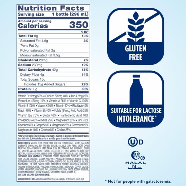 Ensure COMPLETE Vanilla Nutritional Shake | Complete, Balanced Meal Replacement | Ready To Drink | 30g Protein, 27 Vitamins & Minerals | 10 fl oz -24 Pack - Image 7