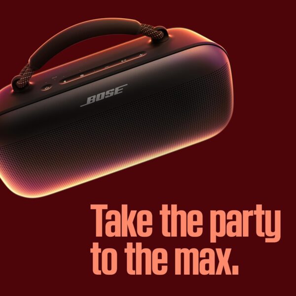 Bose SoundLink Max Portable Speaker, Large IP67 Waterproof Bluetooth Speaker, Up to 20 Hours of Playtime, USB-C, Built-in 3.5mm AUX Input, Black - Image 4