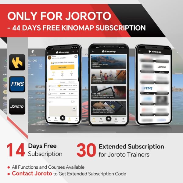 JOROTO Rowing Machine, Air Magnetic Foldable Rowing Machines for Home Use, Rower Machine with 49.5" Rail, Backlit Monitor, Bluetooth, App Supported, Tablet Holder - Image 8