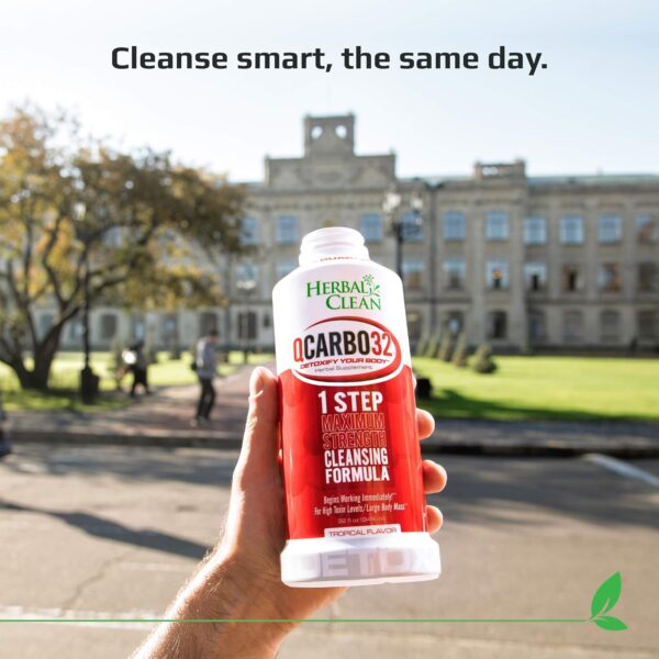 Herbal Clean QCarbo32 Same-Day Premium Detox Drink, Grape Flavor, 32 Fl Oz - Image 7