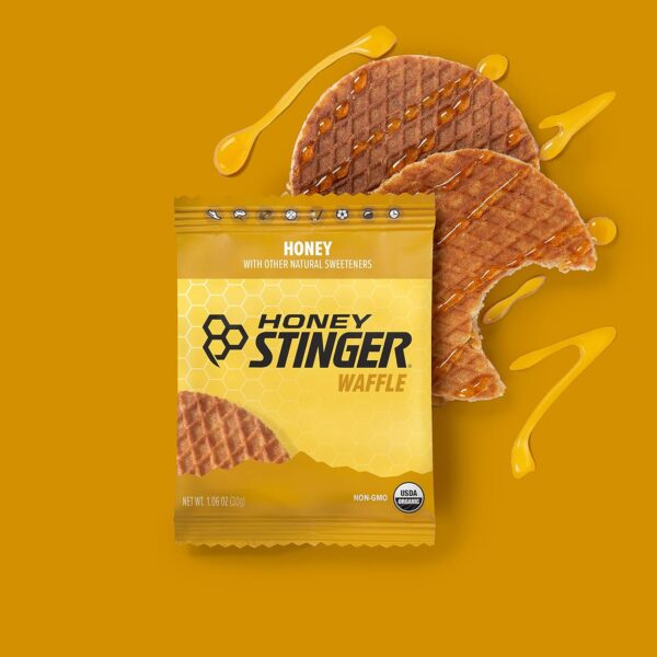 Honey Stinger Organic Honey Waffle Energy Stroopwafel for Exercise, Endurance and Performance Sports Nutrition for Home & Gym, Pre and Post Workout Box of 16 Waffles, 16.96 Ounce (Pack of 16) - Image 7