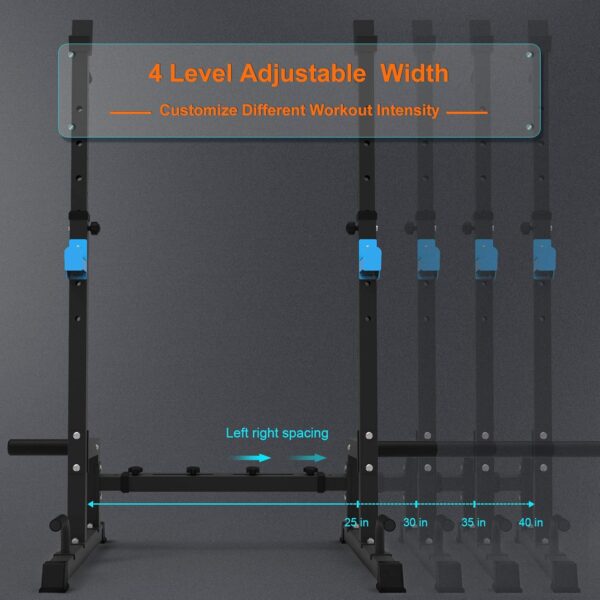 JX FITNESS Squat Rack, Barbell Rack, Bench Press Rack Push Up Multi-Function Weight Lifting Gym/Home Gym - Image 6