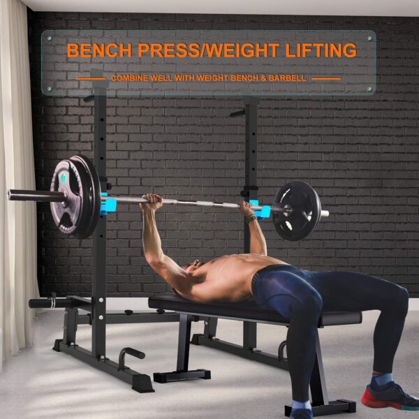 JX FITNESS Squat Rack, Barbell Rack, Bench Press Rack Push Up Multi-Function Weight Lifting Gym/Home Gym - Image 3