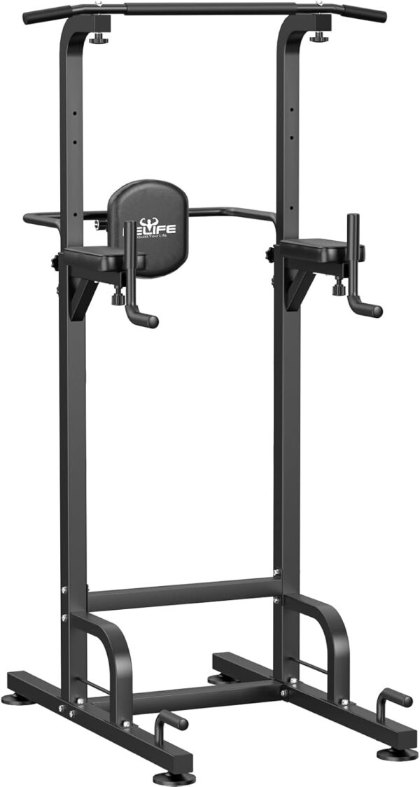 RELIFE REBUILD YOUR LIFE Power Tower Pull Up Bar Station Workout Dip Station for Home Gym Strength Training Fitness Equipment - Image 2