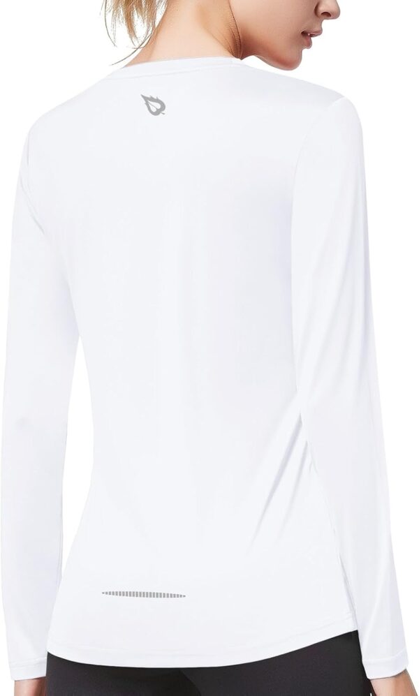 baleaf Long Sleeve Workout Tops for Women Running Athletic Shirts Active Quick Dry Lightweight Moisture Wicking - Image 2