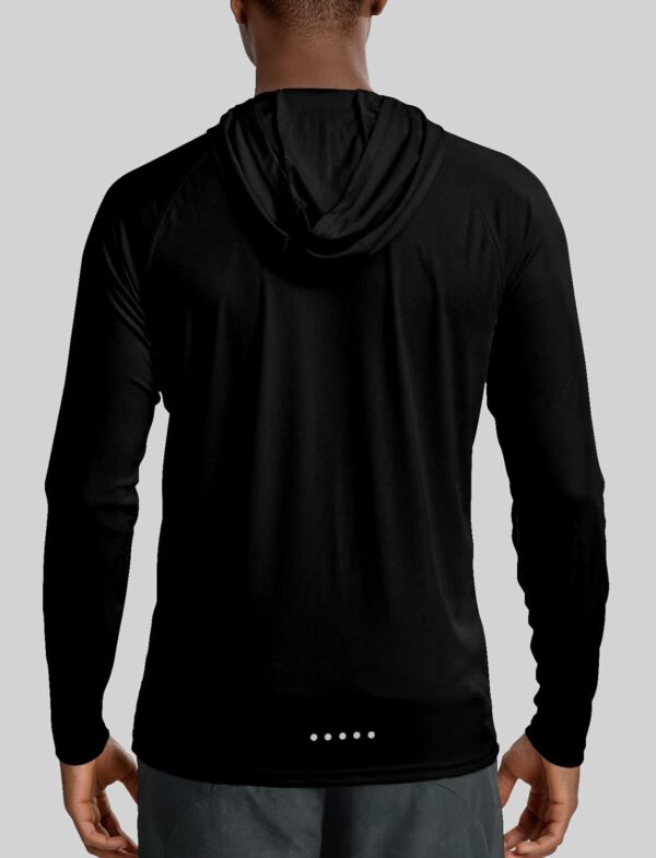 Zengjo Men's Lightweight Pullover Hoodie - Hooded Long Sleeve Workout Shirts - Image 3