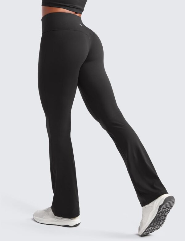 CRZ YOGA Womens Butterluxe High Waist Flare Pants 29" / 30.5" / 32" / 33.5" - Yoga Bootcut Wide Leg with Pocket Lounge - Image 3