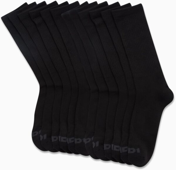 AND1 Men's Crew Socks - 12 Pack Performance Cushion Comfort Crew Socks - Breathable Athletic Socks for Men (6-12.5) - Image 4