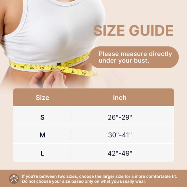 Fit Geno Upper Posture Corrector for Women Invisilite: Breathable Lightweight Back Brace for Neck Shoulder & Upper Back Pain Relief (Medium) - Image 7