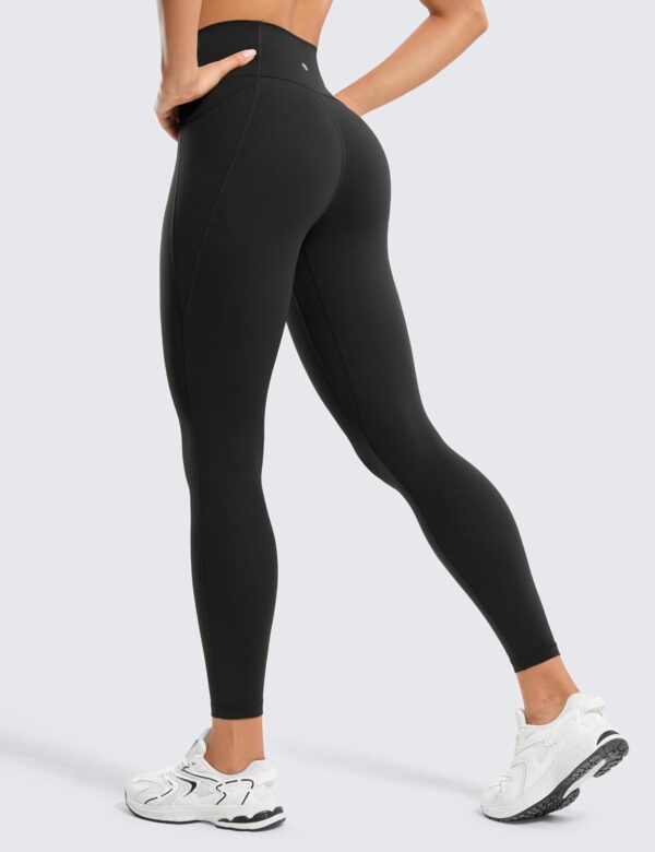 CRZ YOGA Womens Butterluxe Workout Leggings 25 Inches - High Waisted Gym Yoga Pants with Pockets Buttery Soft - Image 3