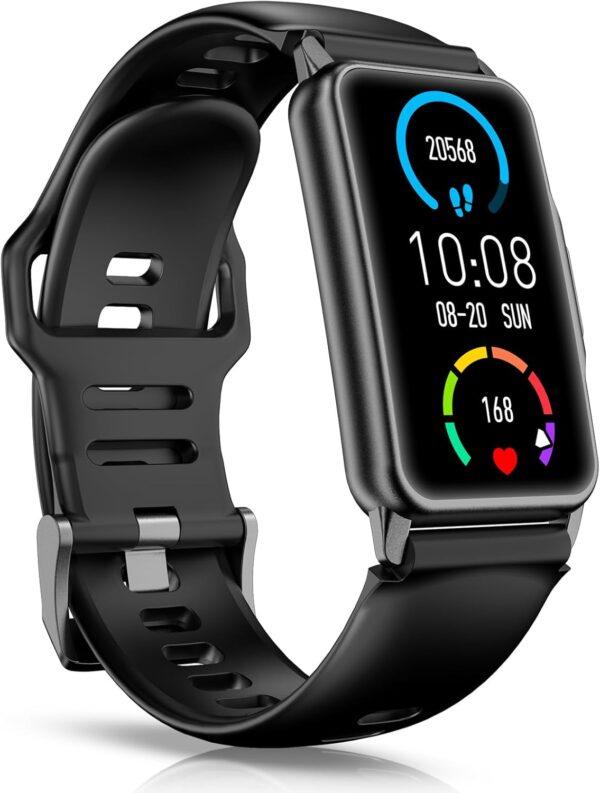 Smart Watch Fitness Tracker with 24/7 Heart Rate, Blood Oxygen Blood Pressure Monitor Sleep Tracker 120 Sports Modes Activity Trackers Step Calorie Counter IP68 Waterproof for Andriod iPhone Women Men - Image 2
